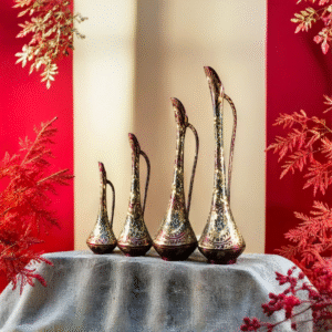 Pure Brass Decorative Vases Set of 4