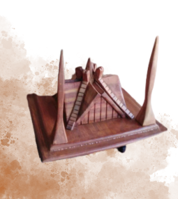Handcrafted Wooden Faisal Mosque – Islamic Heritage Art