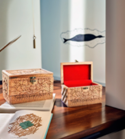 EliteWood Triple-Layer Organizer