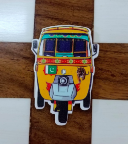Handcrafted Pakistani Plastic Fridge Magnet (only 1)